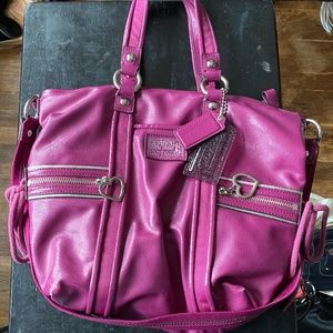 Coach Poppy Daisy Liquid Glass Tote Bag